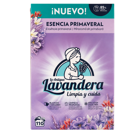 La Antigua Lavandera Esencia Primaveral waspoeder voor 110 wasbeurten