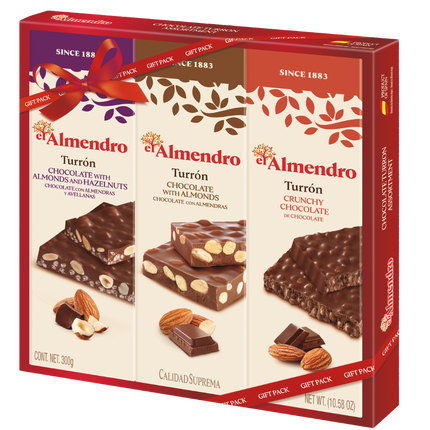 El almendro Turron Gift Pack Chocolade