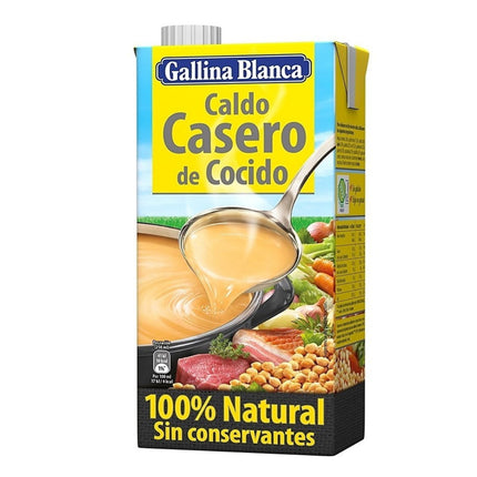 Gallina Blanca Caldo Casero Cocido