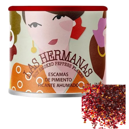 Las Hermanas La Vera Pikante Geroosterde Paprika Vlokken