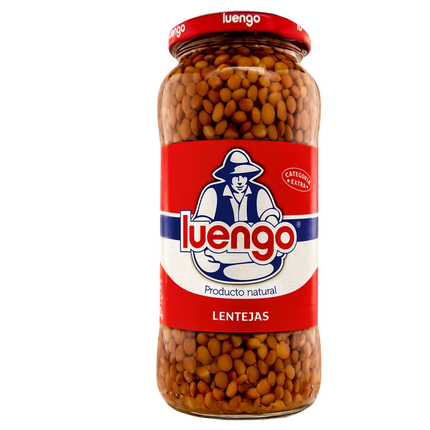 Luengo Lentejas Linzen Gekookt