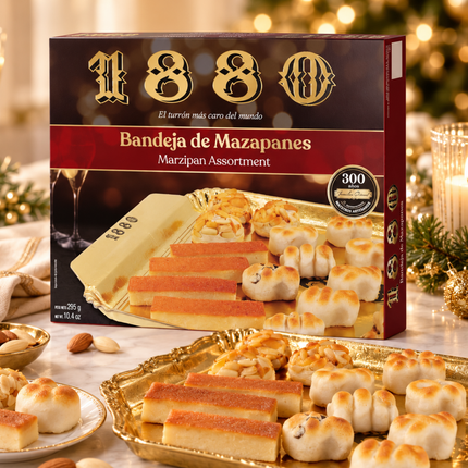1880 Mazapán assortiment 295 g met vijf Spaanse marsepeinspecialiteiten