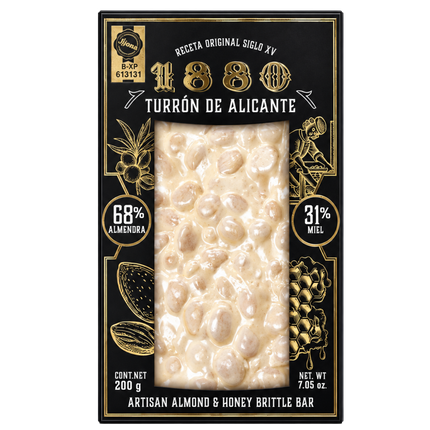 880 Turrón de Alicante Receta Original Siglo XV 200 g