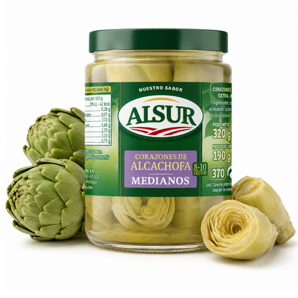 Alsur Artisjokken Alcachofa 8/10 370g
