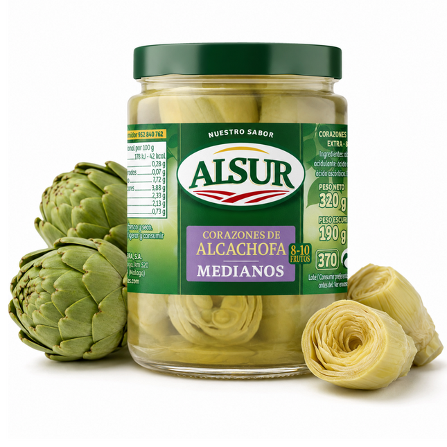 Alsur Artisjokken Alcachofa 8/10 370g