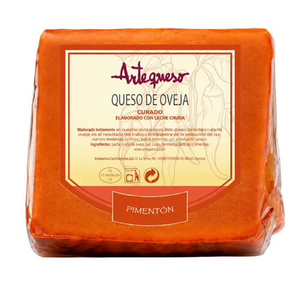 Buenalba Queso de Oveja Semicurado con Pimentón 250 g
