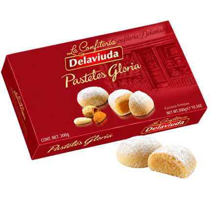 Delaviuda Pasteles Gloria 300 g Spaanse marsepein gebakjes met batata