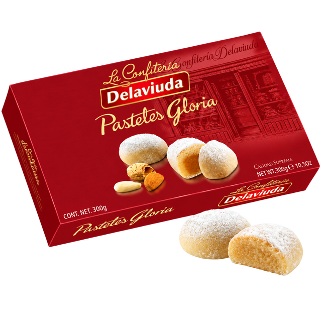 Delaviuda Pasteles Gloria 300 g Spaanse marsepein gebakjes met batata