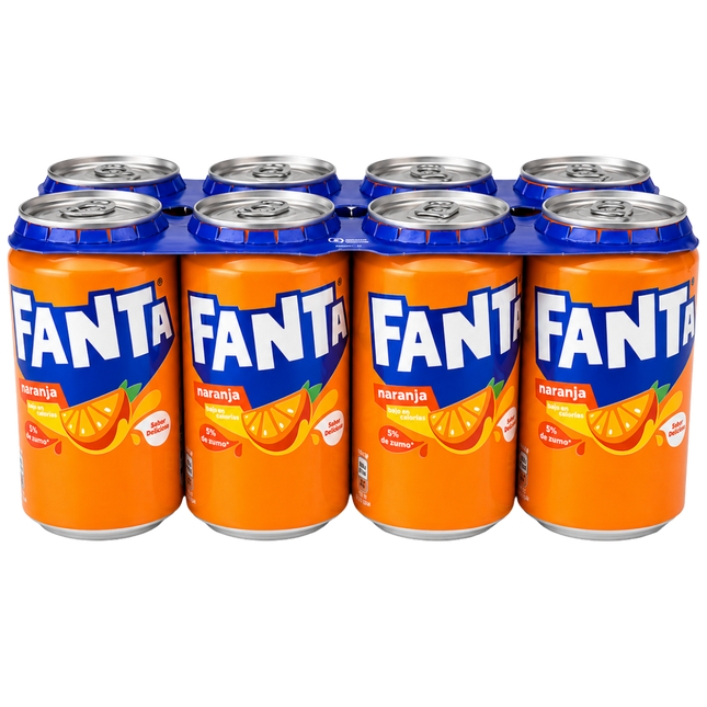 Fanta Naranja 8-pack – 8 x 330 ml