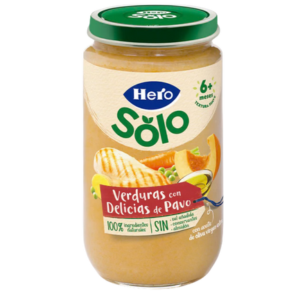 Hero Verduras con Pavo (Groenten met Kalkoen) babyvoeding kopen