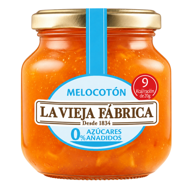 La Vieja Fábrica perzikjam zonder toegevoegde suikers 245 g