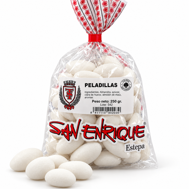 San Enrique Peladillas 250 g traditionele Spaanse suiker amandelen uit Estepa