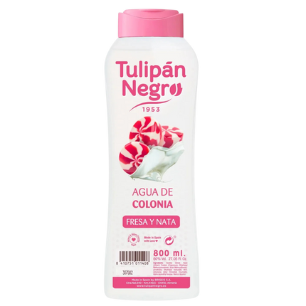 Tulipán Negro Agua de Colonia Fresa en Nata 800ml