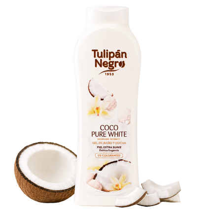 Tulipán Negro Douchegel Coco Pure White 650 ml