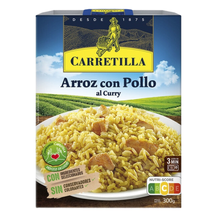 Carretilla Arroz con pollo al curry
