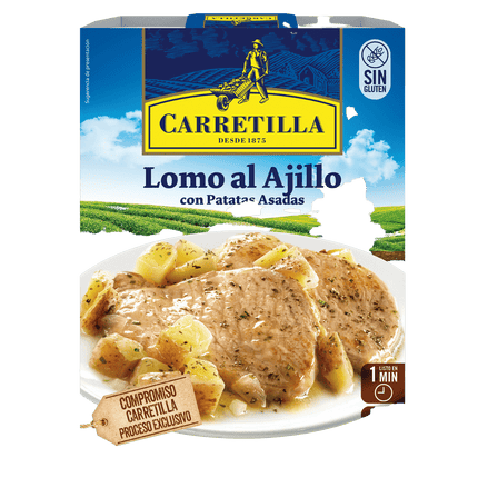 Carretilla Lomo al Ajillo