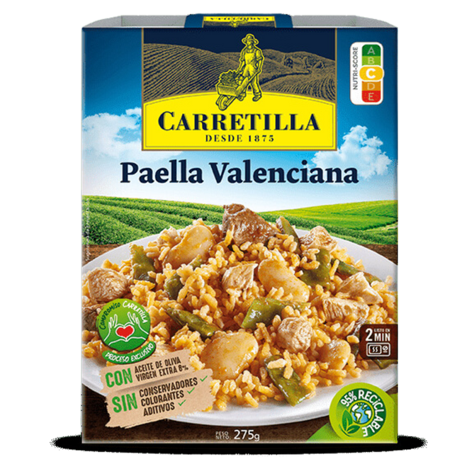 Carretilla Paella Valenciana Carretilla
