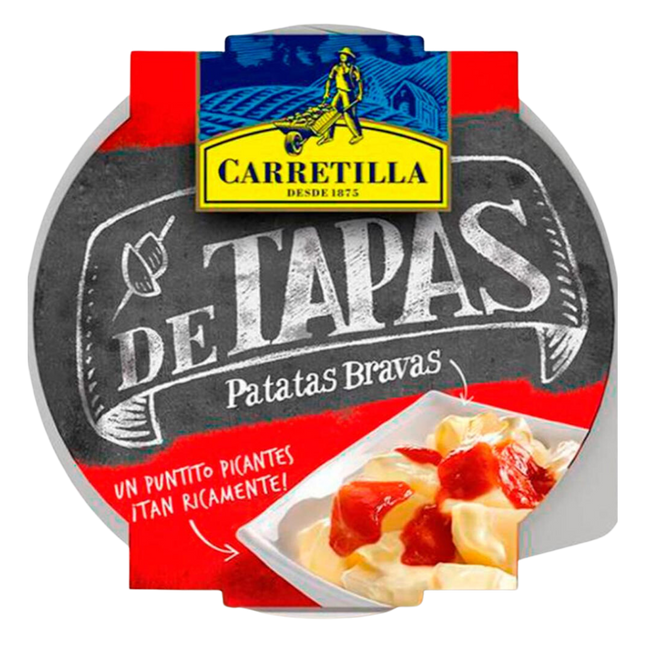 Carretilla Tapa Patatas Bravas Carretilla
