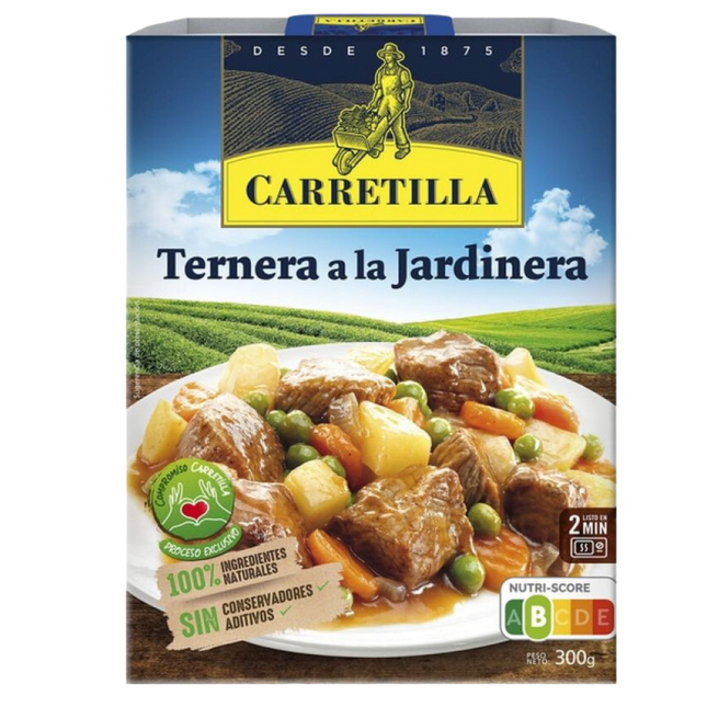 Carretilla Ternera a la Jardinera Carretilla