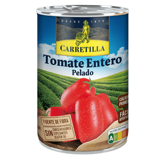 Carretilla Tomate Entero Pelado