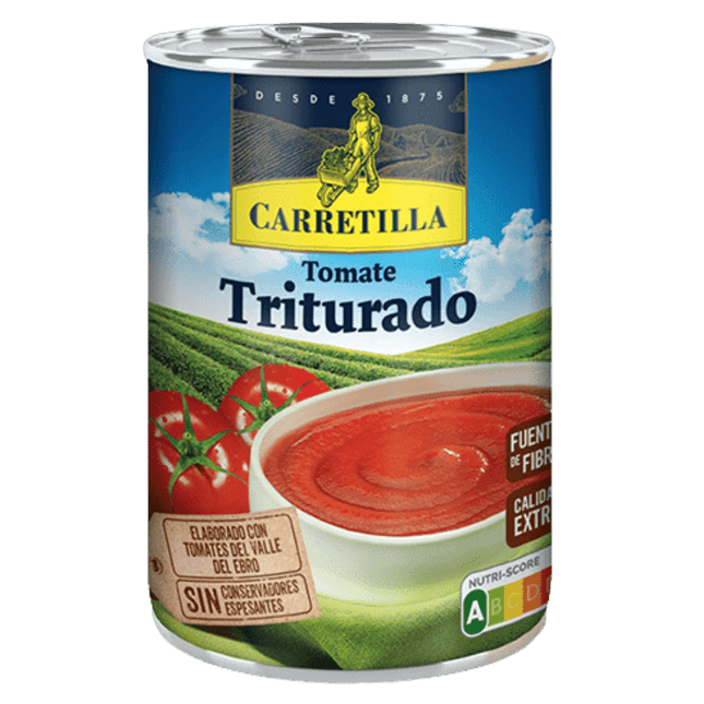 Carretilla Tomate Triturado