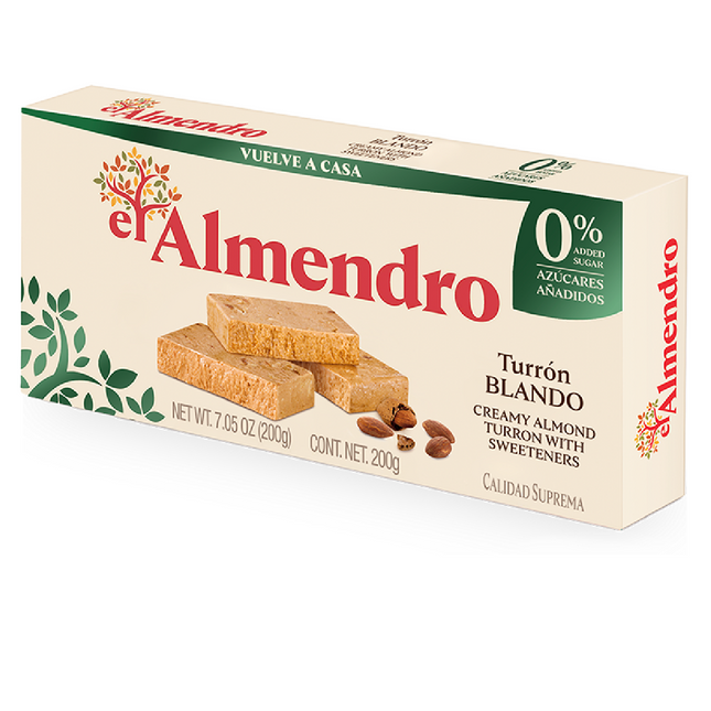 El almendro Suikervrije Turrón de Jijona blando