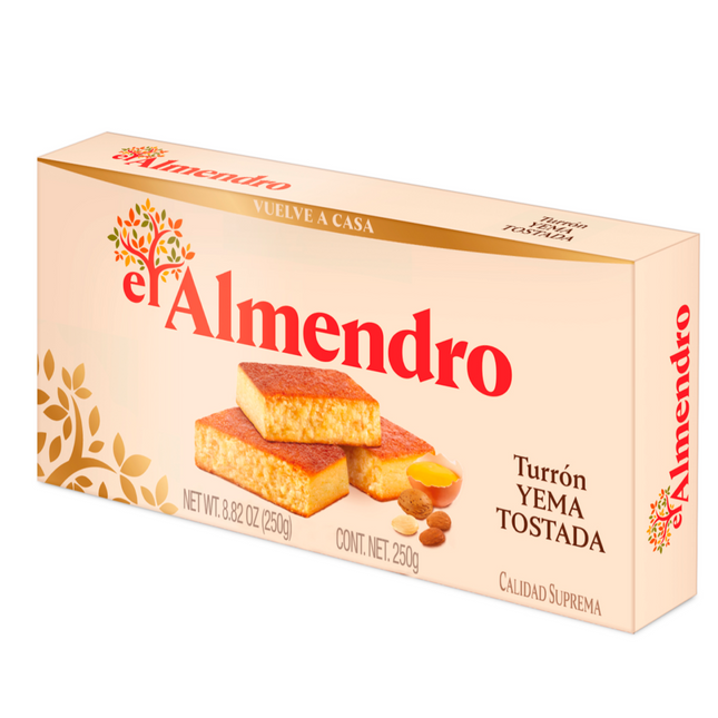 El Almendro Turron Yema Tostada