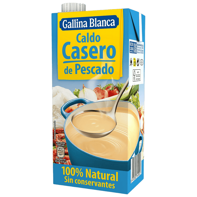Gallina Blanca Caldo Casero de Pescado