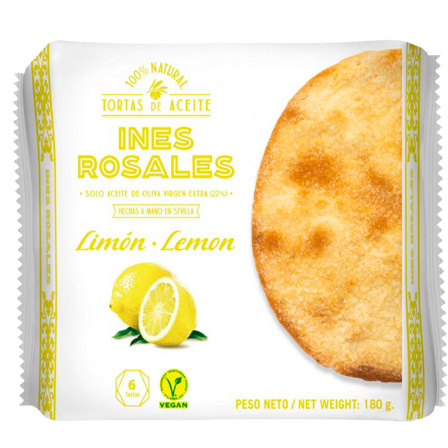 Ines Rosales Ines Rosales Olijfolie Crackers met citroen