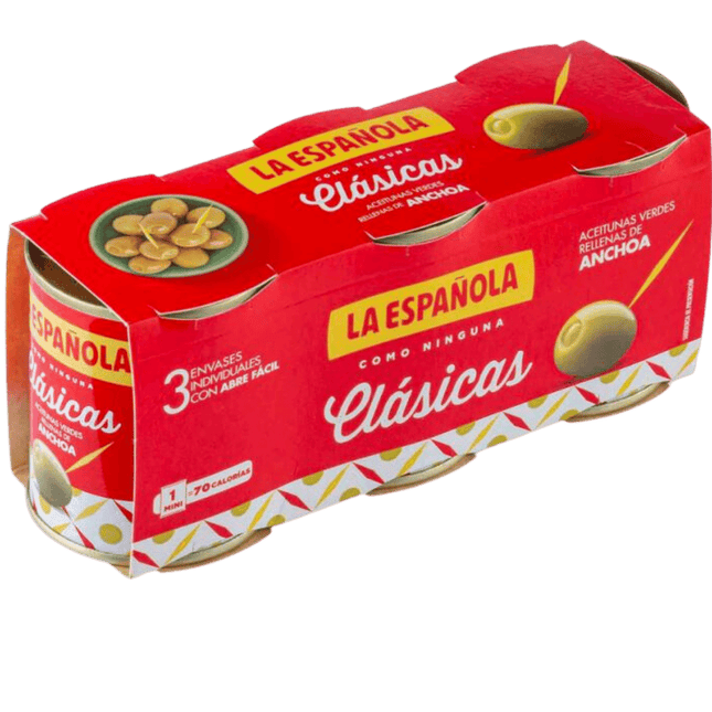 La española Olijven Ansjovis 3 Pack