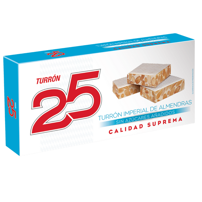 Turron 25 Turron 25 Duro Sin Azucar Suikervrij