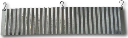 Windscherm Gegolfd voor Garcima Paella Brander